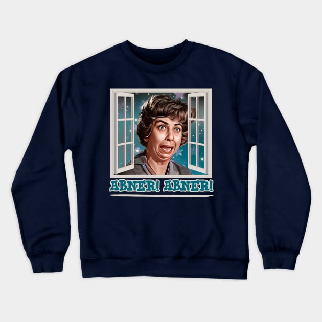 Bewitched Gladys Kravitz Crewneck Sweatshirt by Zbornak Designs